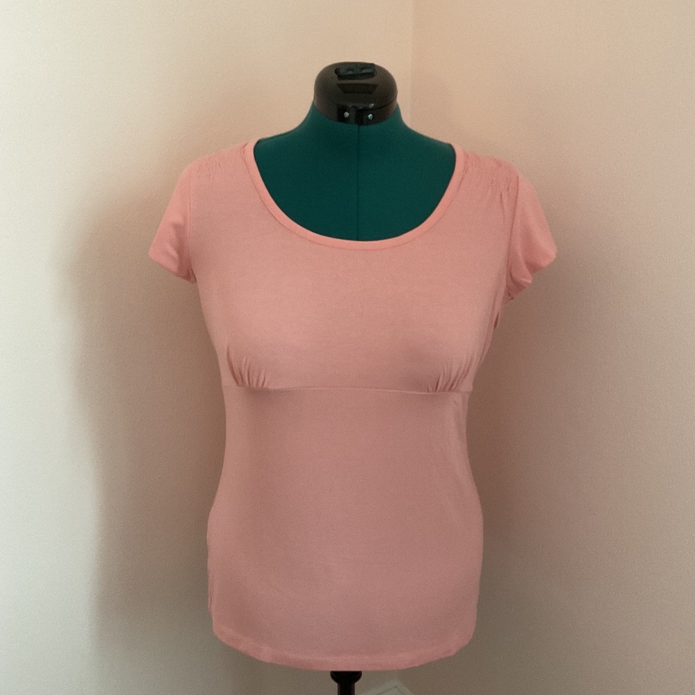 NWOT Talbots Cap Sleeve Knit Tee